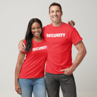 Unisex Hommes Femme Double Side Security Rouge