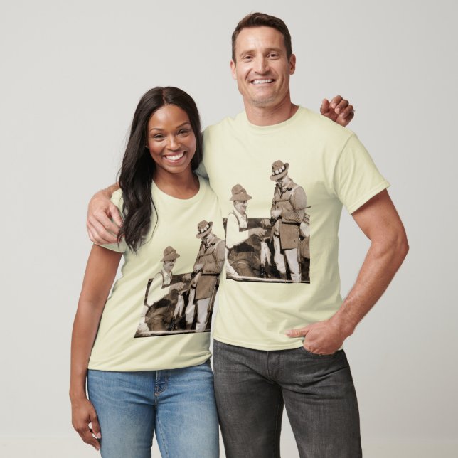 T-shirt Unisex pêcheur vintage (Unisexe)