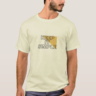 T-shirt Unisex simple Typogra