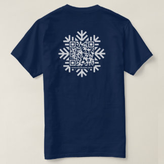 T-shirt Unisex Snowflake Code QR