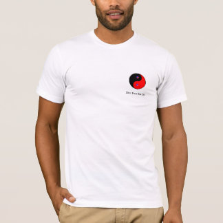 T-shirt unisexe blanc avec le symbole de chi de
