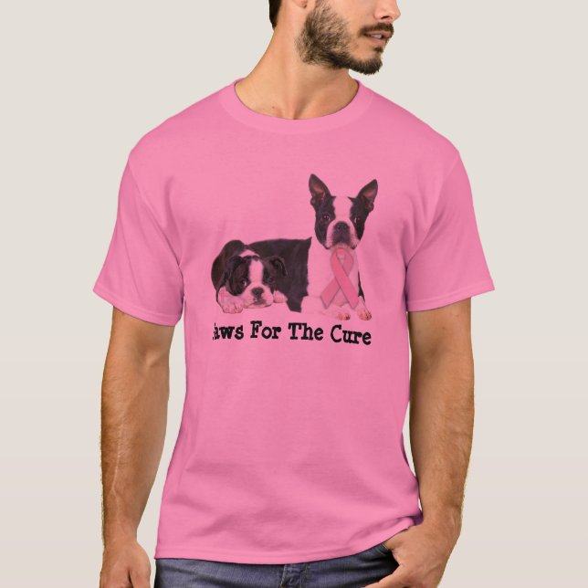 T-shirt unisexe de cancer du sein de Boston (Devant)