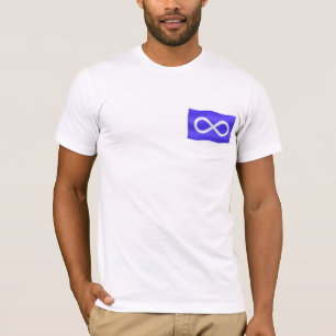 T-shirt unisexe de drapeau de Metis de premier