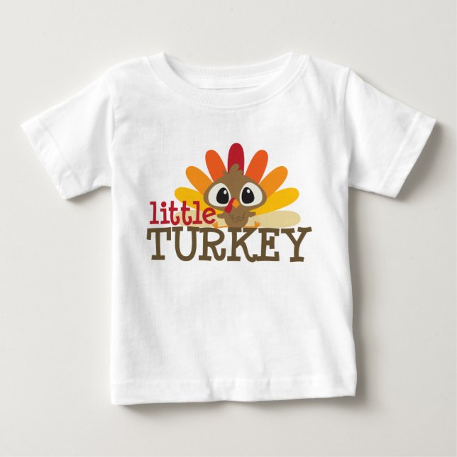 T-shirt unisexe de petit thanksgiving drôle de la (Devant)