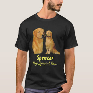 T-shirt unisexe d'or de Spencer