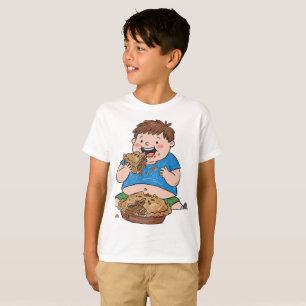 T-Shirt Unisexe Enfant Manger des Tartes