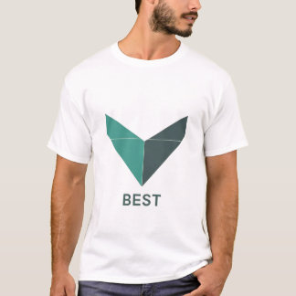 T-Shirt Unisexe Logo Blanc – Simple, Personnalisab
