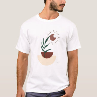 T-Shirt unisexe moderne Boho à demi-manches