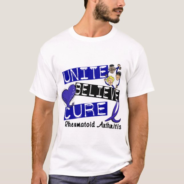 T-shirt UNISSEZ CROIENT le rhumatisme articulaire de (Devant)