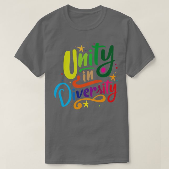 T-shirt Unité dans la diversité 2 (Design devant)