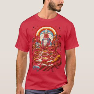 T-shirt Unité dans les pèlerins de Thanksgiving et Amérind