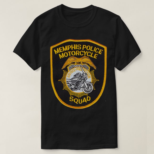 T-shirt Unité de moto de police du Tennessee de Memphis (Design devant)