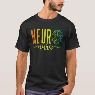 T-shirt Unité de soins intensifs de neuroscience infirmièr