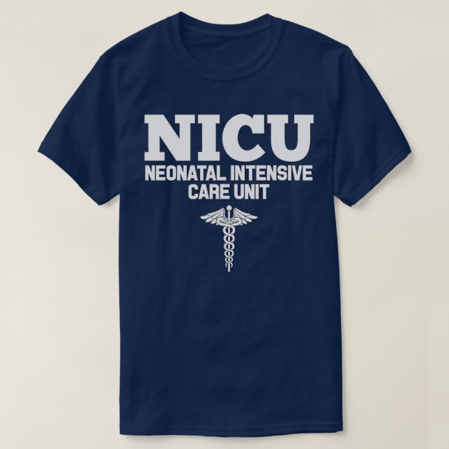 T-shirt Unité de soins intensifs des infirmières autorisée (Design devant)