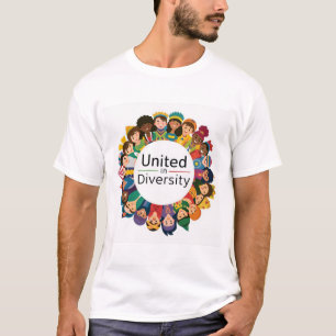 T-shirt Unité inclusive   Unis dans la diversité