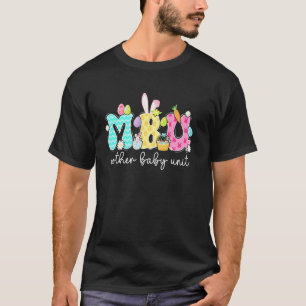 T-shirt Unité Mère Bébé Lapin de Pâques Infirmière Mère Bé