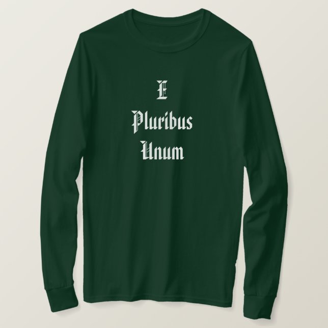 T-shirt Unité Pluribus Unum États-Unis (Design devant)