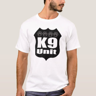 T-shirt Unité Shirt Police Dog Division Badge de flic ou B