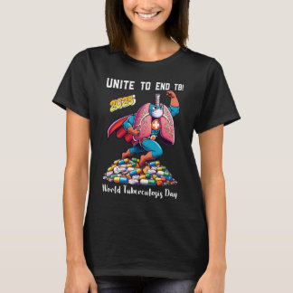 T-shirt Unite to End TB 2025 World Tuberculosis Day