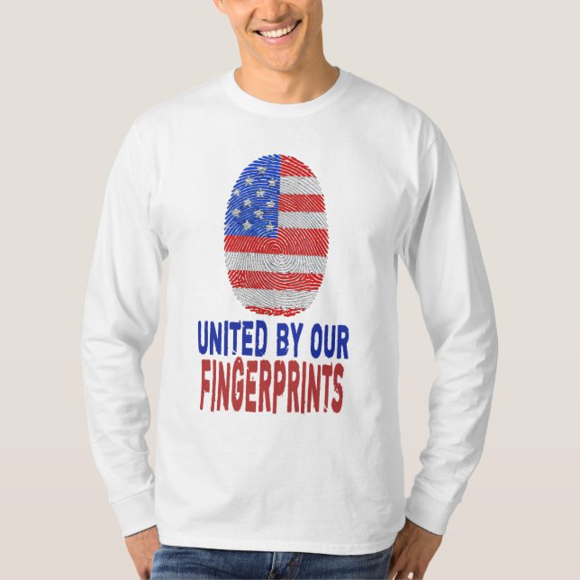T-shirt United by Our FingerPrints (Devant)