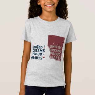T-Shirt United Dreams Fiers Coeurs gris