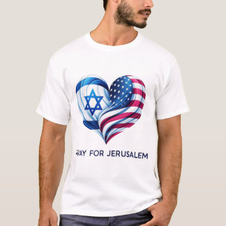 T-shirt United for Jerusalem - Priez pour Jérusalem