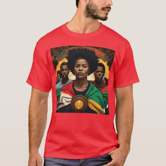T-shirt United in Strength retro
