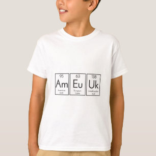 T-shirt Unitedkingdium British Element Périodique Table Fu
