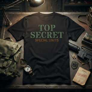 T-shirt Unités spéciales top secret
