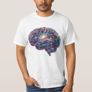 T-shirt Univers Galaxie Cosmique Cerveau Astronomie Art Sp