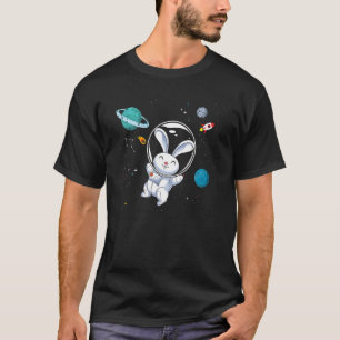 T-shirt Univers Space Travel Animal Lapin Bunny Astron