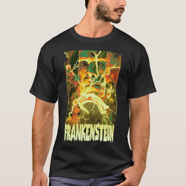 T-shirt Universal Monsters Artist Series Frankenstein Post (Devant)