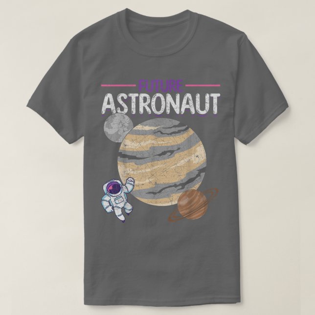 T-shirt Universe Outer Space Science Planets Galaxy Future (Design devant)