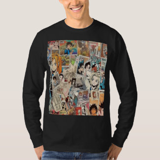T-Shirt universel à manches longues Manga Comic