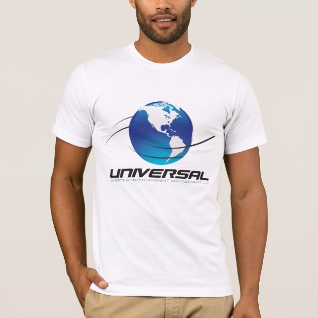 T-shirt universel de logo - blanc (Devant)