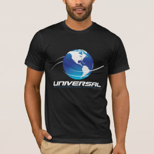T-shirt universel de logo - noir