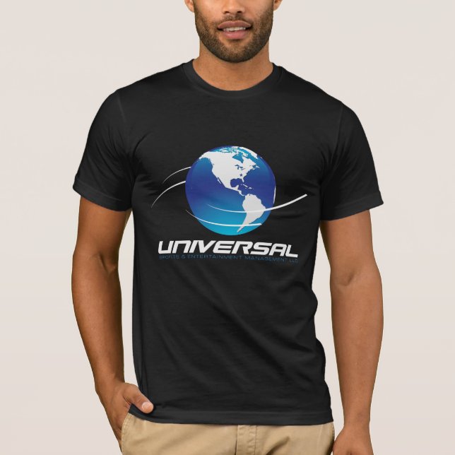 T-shirt universel de logo - noir (Devant)