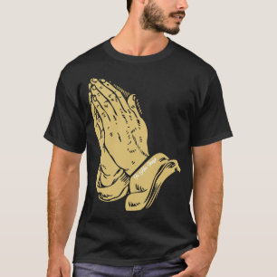 T-shirt universel mains de prière