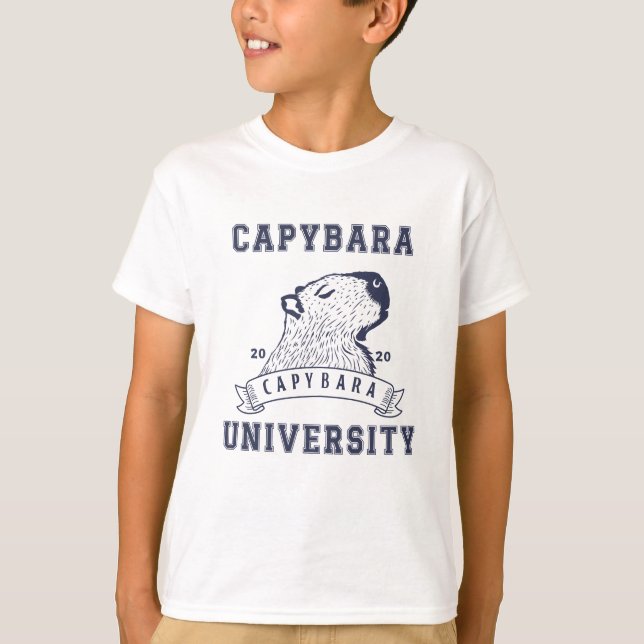 T-shirt Université Capybara (Devant)
