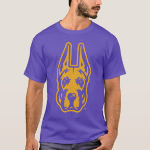 T-shirt Université d'Albany Chef de la mascotte Great Dane