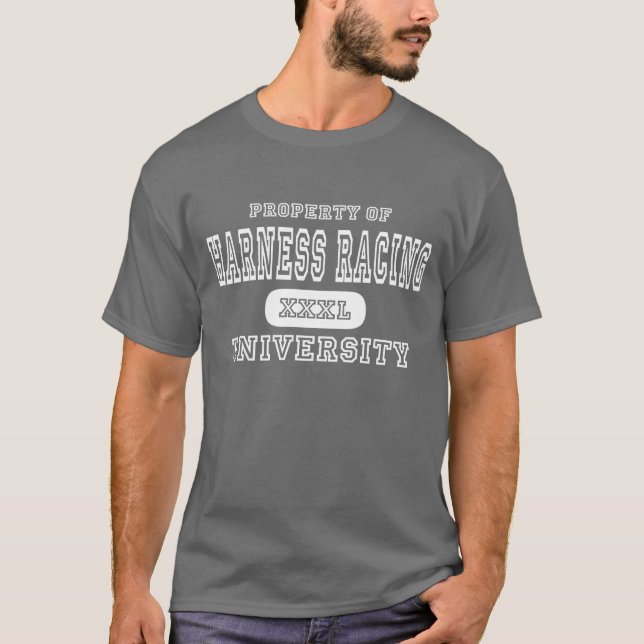 T-shirt Université de course d'attelages (Devant)