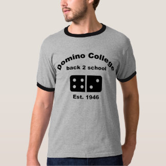 T-shirt université de domino