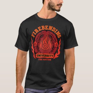 T-shirt Université de Flexion du Feu de la Nation du Feu