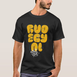 T-shirt Université de Rasta Rude Gyal Graffiti Style Regga