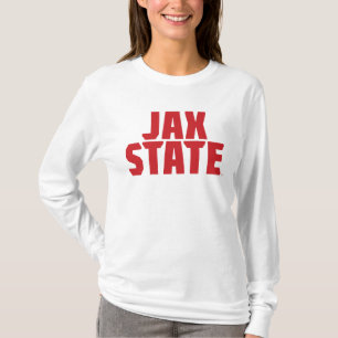 T-shirt Université d'État de Jacksonville JAX STATE Rouge
