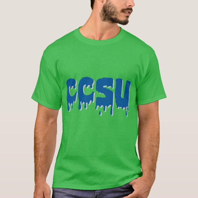 T-shirt Université d'État du Connecticut du Centre de la C (Devant)
