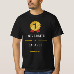T-shirt Université du bacardi