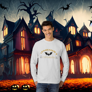 T-shirt Université Spookytown Halloween Long Manche