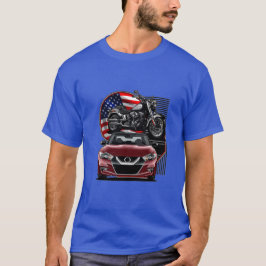 T-shirt "Unleash Your Spirit - Motorcycle & Car Design (Ve