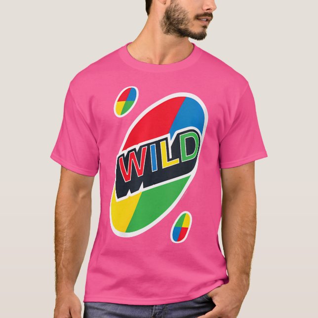 T-shirt Uno - Carte Wild (Devant)